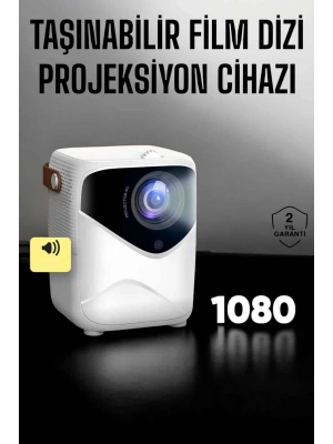 Taşınabilir Android Projeksiyon Wifi Destekli 4K Multimedia Tabanlı Ev Ve Ofis Tipi