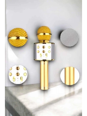 Taşınabilir Bluetooth Karaoke Mikrofon: Hafıza Kart Girişli, Etkileyici Performans