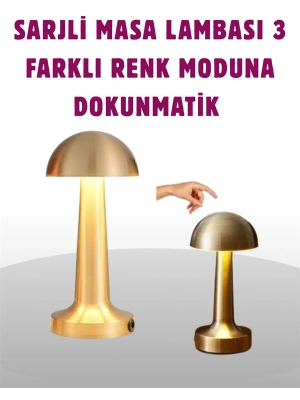 Taşınabilir Dokunmatik LED Lamba – Sıcak & Soğuk Işık Ayarı
