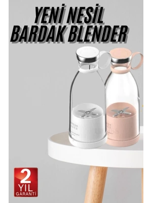 Taşınabilir Kablosuz Şarjlı Kişisel Smoothie El Blender Mini Meyve Sıkacağı