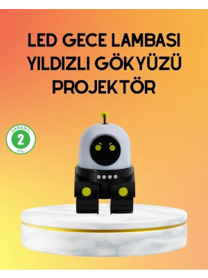 Taşınabilir Lityum Bataryalı Led Gece Lambası ve Projektör