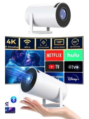 Taşınabilir Projeksiyon Ayaklı Projektör Android Uyumlu HDMI Girişli