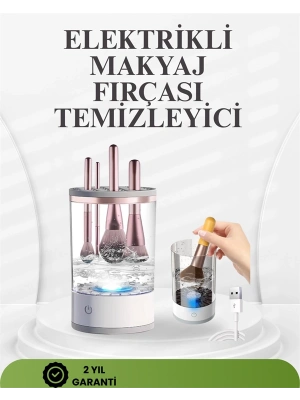 Taşınabilir, Sessiz ve Güçlü Makyaj Fırçası Temizleme Makinesi