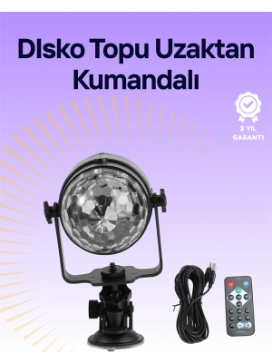 Taşınabilir ve Dayanıklı Plastik Kristal LED Disko Işığı