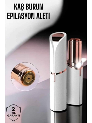 Taşınabilir ve Şık Yüz Kaş Epilatörü Hassas Ciltlere Özel