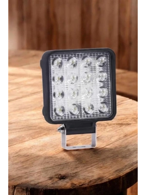 Tepe Lambası Çalışma Lambası Sis Lambası 16 Led Beyaz Led Işık