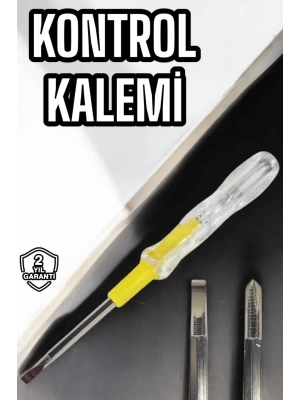 Test Cihazı Kontrol Kalemi Çift Başlıklı Şeffaf Elektrik Testi