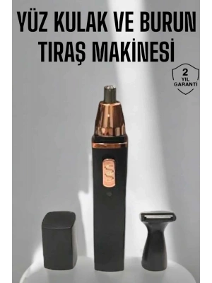 Tıraş Makinesi Kulak Burun ve Yüz Temizleyici Şarjlı Mini