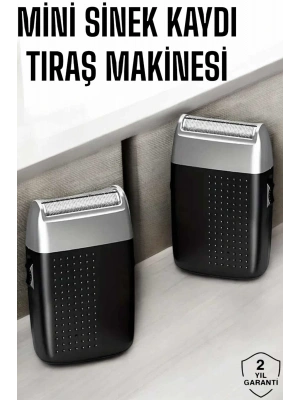 Tıraş Makinesi Mini Sinek Kaydı Şarjlı Taşınabilir Paslanmaz Çelik