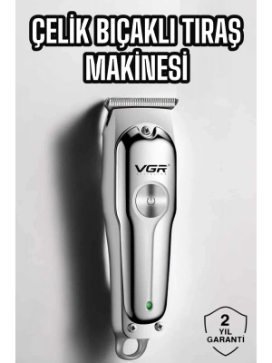 Tıraş Makinesi Profesyonel Tasarım Paslanmaz Çelik Bıçaklı