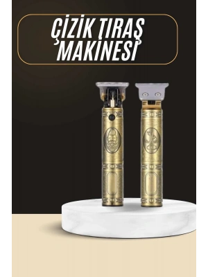 Tıraş Makinesi Şarjlı Çizik Tıraş Paslanmaz Çelik Bıçaklı 4 Taraklı
