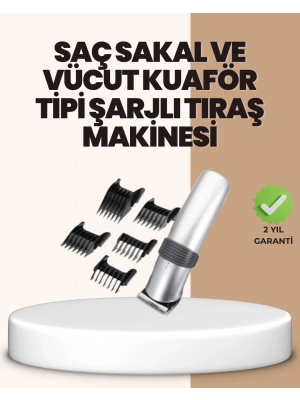 Tıraş Makinesi Temizlik ve Yağlama Setiyle Birlikte