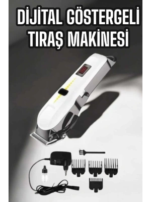 Tıraş Makinesi Uzun Ömürlü Batarya, Keskin Bıçaklar ve Profesyonel