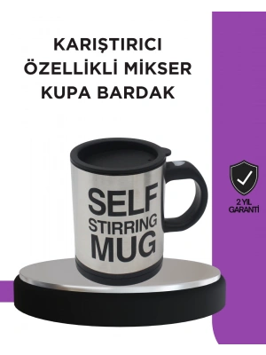 Toz İçecekler İçin Hızlı Karıştırma Özellikli Termos Kupa