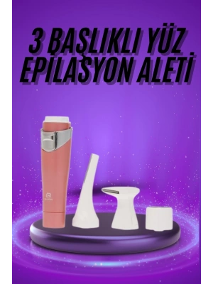 Tüm Cilt Tipleri Için 3 Başlıklı Yüz Çene Kıl Tüy Alma Tüm Cilt Tiplerine Uygun