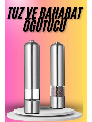 Tuz Baharat Öğütücü Otomatik Baharat Değirmeni Uzun Ömürlü Pratik