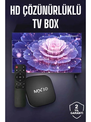 TV Box Android Uyumlu 4 Çekirdekli WİFİ Bağlantılı 4K