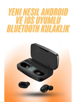 TWS Bluetooth Kulaklık 5.0 Bluetooth Bağlantılı Dokunmatik Kontrol Özelliği