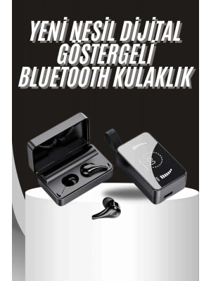 TWS Bluetooth Kulaklık Aynalı Kulaklık Dijital Göstergeli Dokunmatik Kontrol