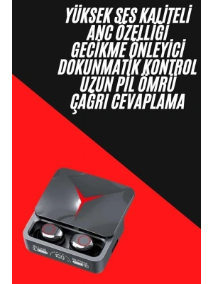 Tws Powerbank Kutulu Dijital Göstergeli Bluetooth Kulaklık Kablosuz Kulakiçi Kulaklık