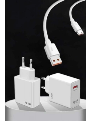 Type-C 120W Şarj Aleti Hızlı Şarj Turbo