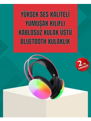 Type-C Şarjlı RGB Işıklı Bluetooth Oyuncu Kulaklığı