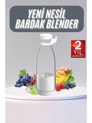 u Geçirmez Kablosuz Şarjlı Dayanıklı Taşınabilir Mini Blender