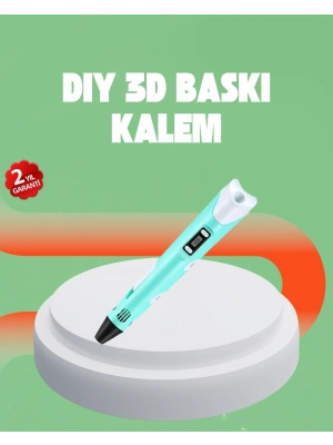 Üç Boyutlu 3D Yazıcı Kalem ABS ve PLA Uyumlu