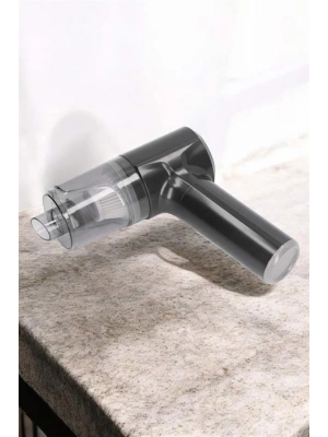 Üflemeli Güçlü Vakumlu Ev Ofis Araç Süpürgesi El Süpürgesi Şarjlı