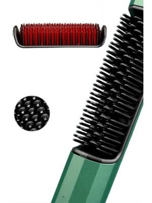 Üflemeli Saç Düzleştirici Fön Tarak Yüksek Isı Ayarlı İyon Özellikli