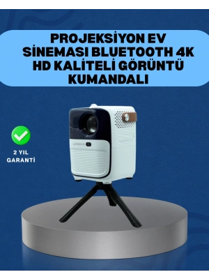 Ultra HD Çözünürlüklü Taşınabilir Projektör – 1920x1080 Piksel Görüntü Kalitesi (Kopya)