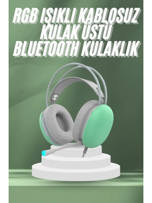 Unısex Yüksek Ses Kaliteli Yumuşak Kılıflı Kablosuz Kulak Üstü Bluetooth Kulaklık