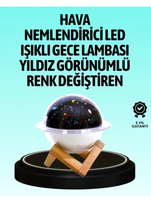 USB ile çalışan projektörlü aromaterapi nemlendirici masaüstü kullanım için uygun