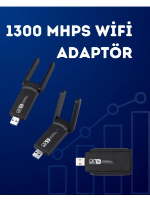 USB WiFi Adaptör – 1200 Mbps Hız