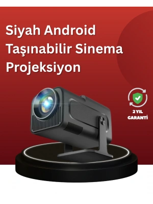 Uzun Ömürlü Lamba ve Dahili Hoparlörlü Ev Sinema Projektörü