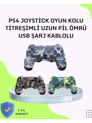 Uzun Pil Ömürlü Oyun Kolu – USB ile Hızlı Şarj Desteği