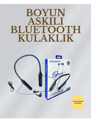 Uzun Süreli Kullanım İçin  – Kablosuz Boyun Bantlı Kulaklık, 50 Saat Batarya