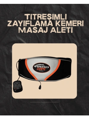 Vücut Şekillendirici Titreşimli Zayıflama Kemeri – Masajlı Göbek Eritme