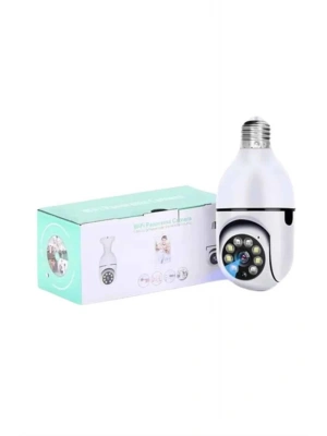 Wifi Güvenlik Kamerası 360 Derece Dönebilen Harekete Duyarlı Gece Görüşlü Ampul