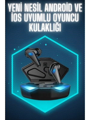 Wireless Gaming Kulaklık Mikrofonlu Bluetooth Oyuncu Kulaklığı