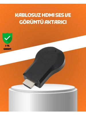 Yazılım Gerektirmeyen Kablosuz Mirroring Adaptörü – 1080p HD Görüntü Kalitesi