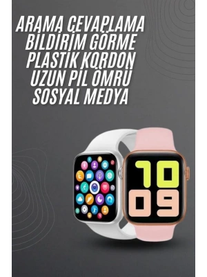 Yeni Model Akıllı Saat Dokunmatik Ekran Unisex Amoled Ekran 44 mm