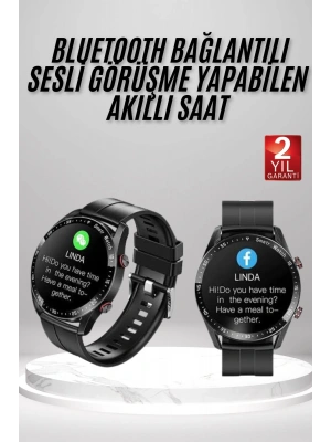 Yeni Model Akıllı Saat GPS Uyumlu Uyku ve Sağlık Takibi Sesli Görüşme