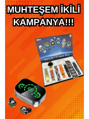 Yeni Model Akıllı Saat ve Ucuz Kaliteli Bluetooth Kulaklık Amoled Ekran Aynalı