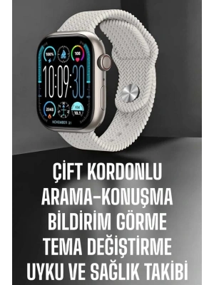 Yeni Nesil Akıllı Saat Arama Cevaplama GPS Takibi Adımsayar NFC Özelliği