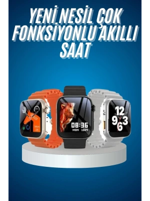 Yeni Nesil Akıllı Saat Müzik Dinleme Bildirim Görme Sesli Asistan Desteği