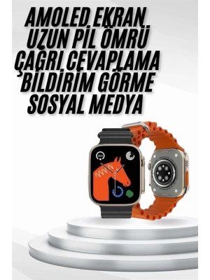 Yeni Nesil Akıllı Saat Müzik Dinleme Bildirim Görme Sesli Asistan Desteği