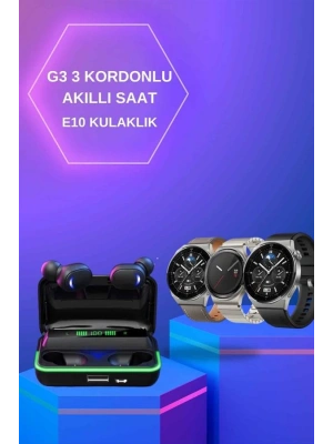 Yeni Nesil Akıllı Saat Ve Bluetooth Kulaklık Titreşim Bildirimleri Uyku Takibi