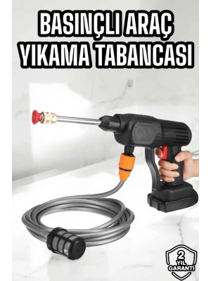Yeni Nesil Araç Yıkama Şarjlı Tabancası Basınçlı Su Hazneli
