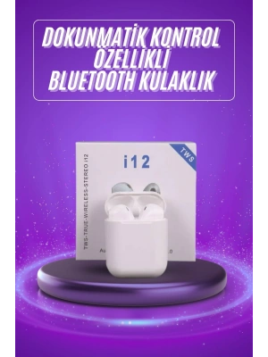 Yeni Nesil Beyaz TWS Bluetooth Kulaklık Android ve İOS Uyumlu Kablosuz Kulaklık